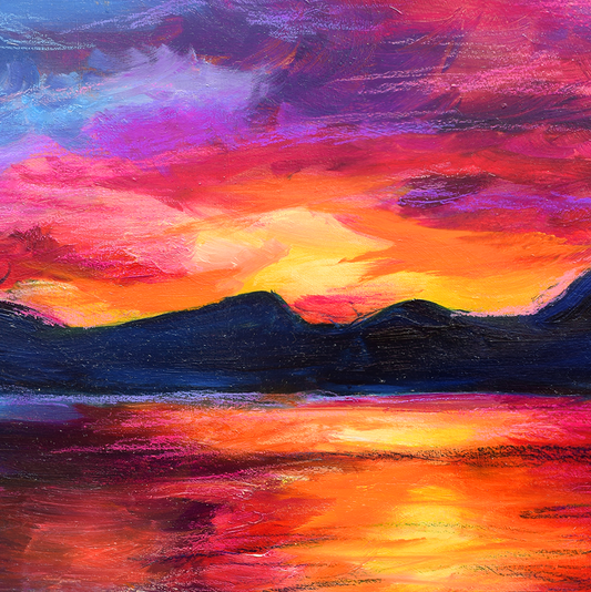 Vuur in de Horizon | Fine art print