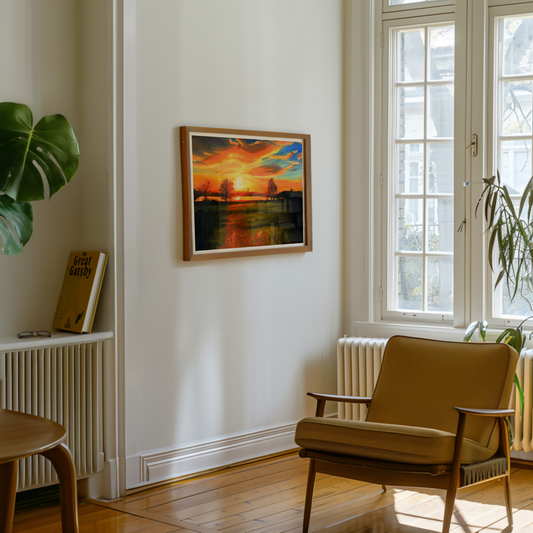 Warmte Over het Water | Fine art print