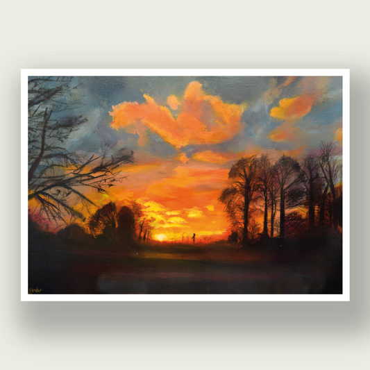 Afscheid in de Schemer | Fine art print