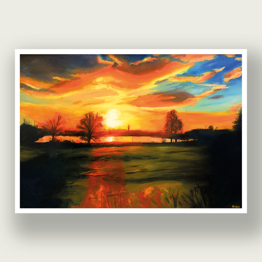 Warmte Over het Water | Fine art print