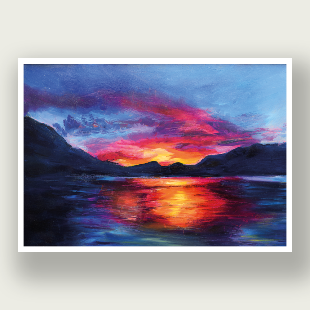 Vuur in de Horizon | Fine art print